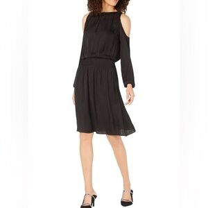 Alfani Smocked Cold Shoulder Blouson A-Line
Dress - Size XL
